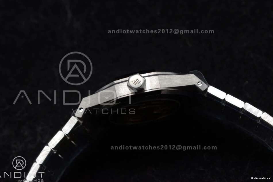 37mm Grey SS on Textured 15454 SS APSF Frosted Oak Edition Super 1:1 Bracelet SA3120 Dial Royal Best Clone Lightweight 1031 0429